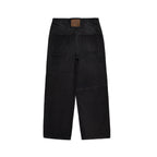 99BASED Work Canvas Pants Waxed Black