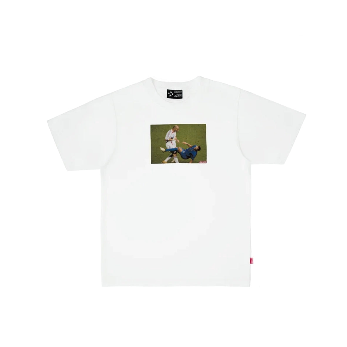 99BASED Zinedine Zidane Slim T-Shirt White