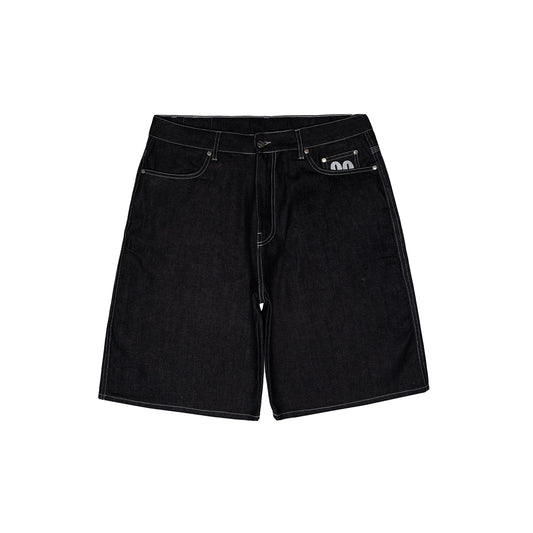 99BASED Finesse Denim Shorts Dark Rinse