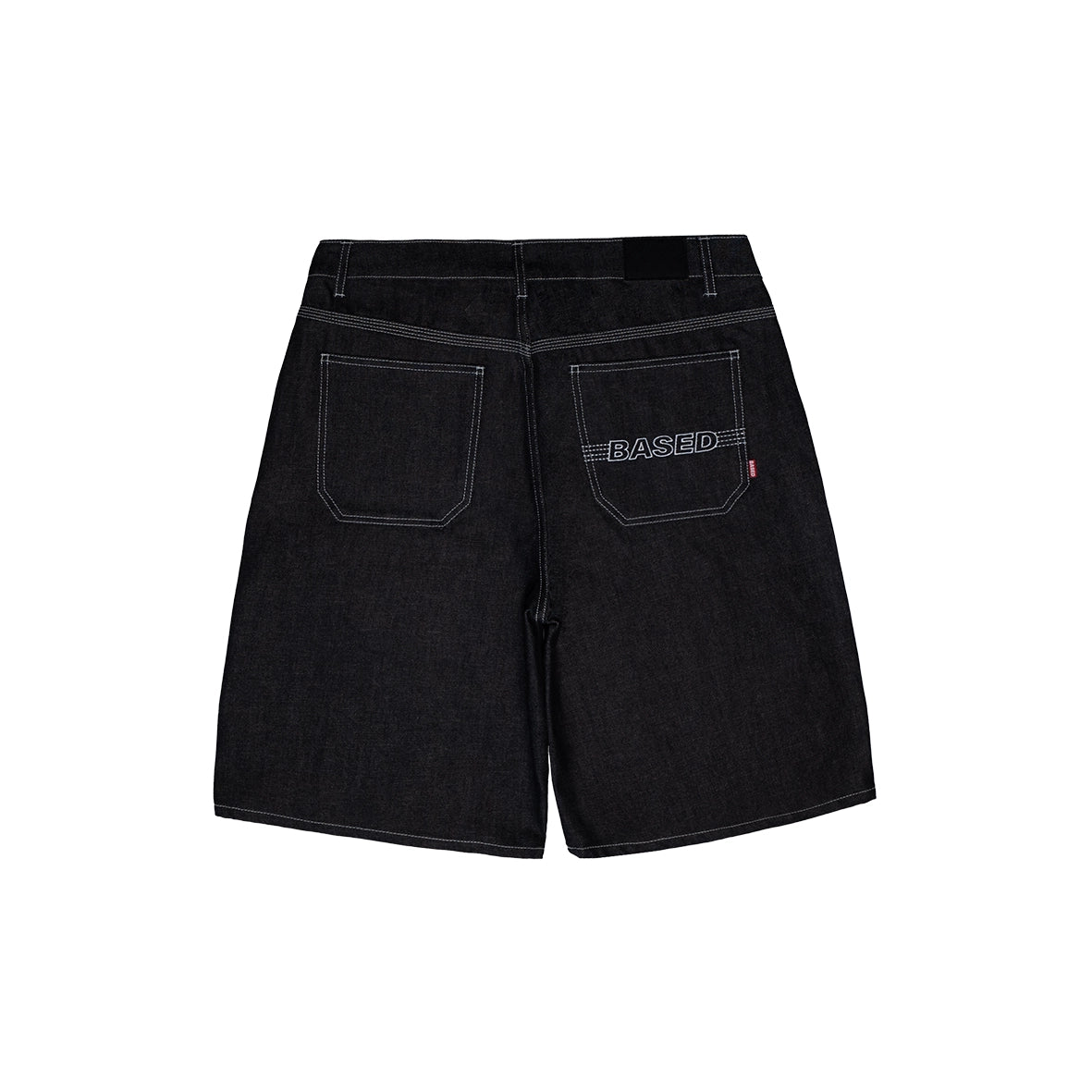 99BASED Finesse Denim Shorts Dark Rinse