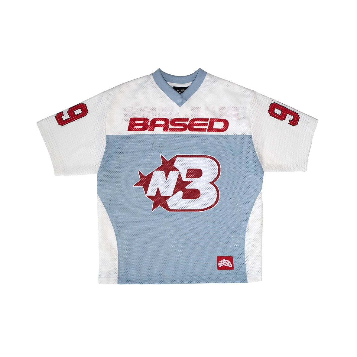 99BASED NB Logo Football Jersey Babyblue
