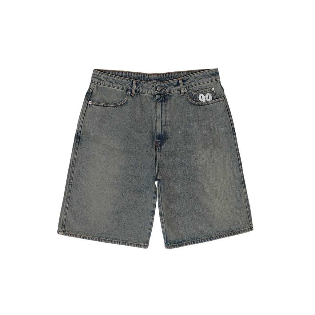 99BASED Shining Stars Denim Shorts Desert Blue