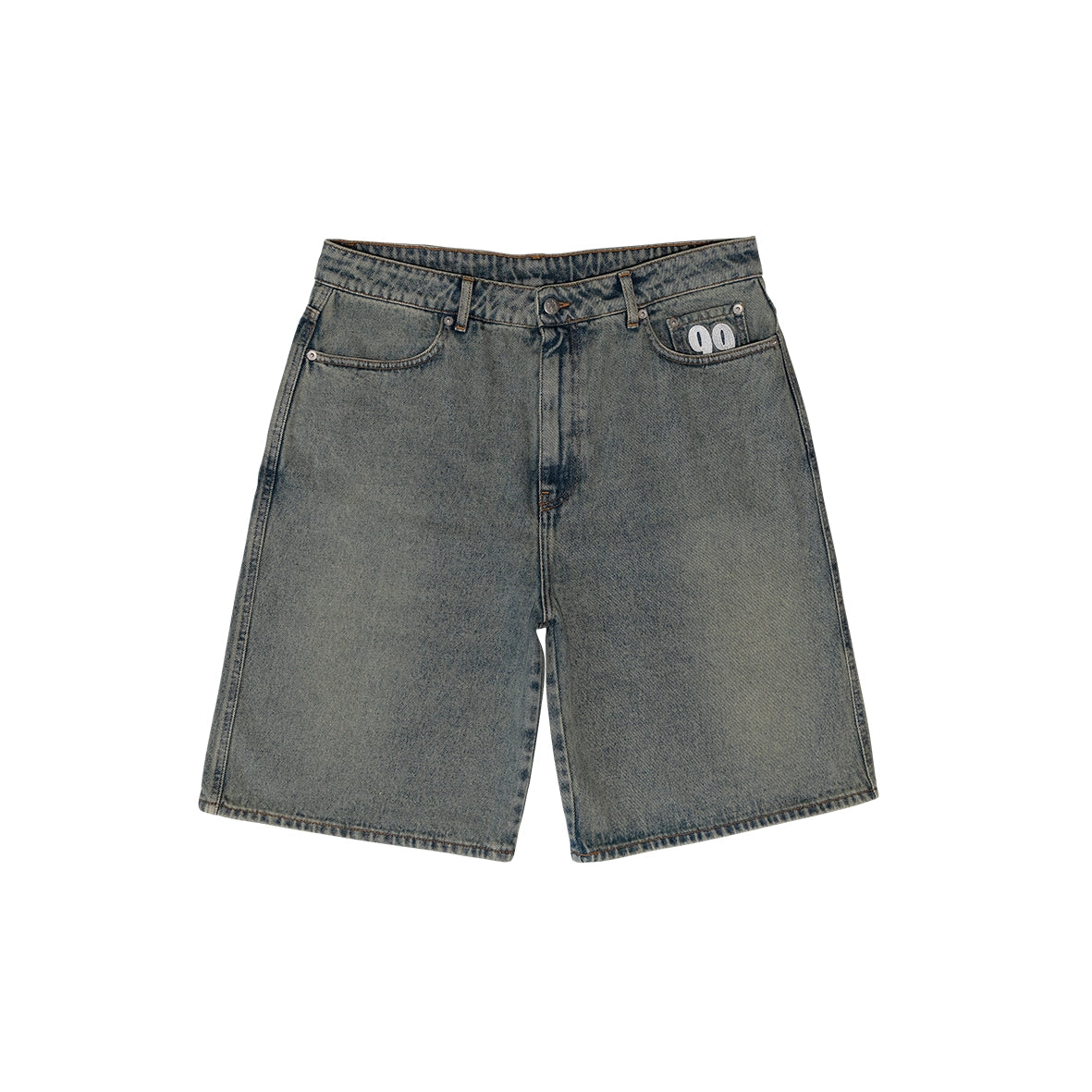 99BASED Shining Stars Denim Shorts Desert Blue