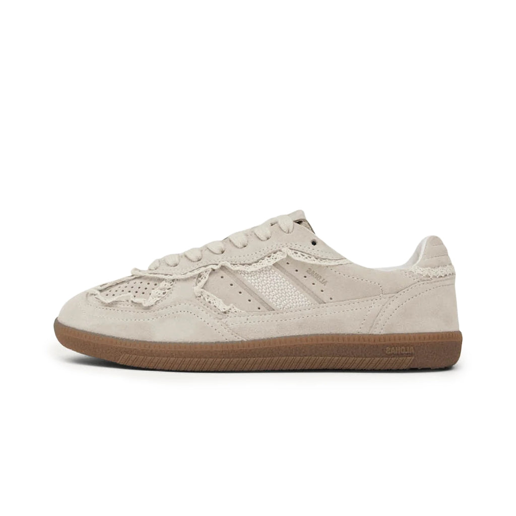 ALOHAS Crochet Cream Leather Sneakers S100823-01