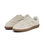 ALOHAS Crochet Cream Leather Sneakers S100823-01