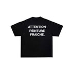 APF T-Shirt Black White