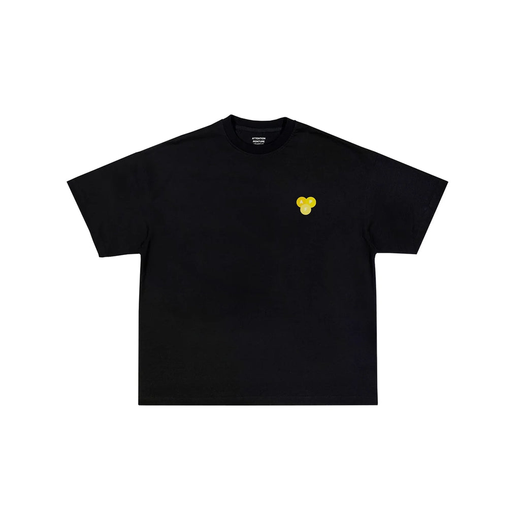 APF T-Shirt Black Yellow