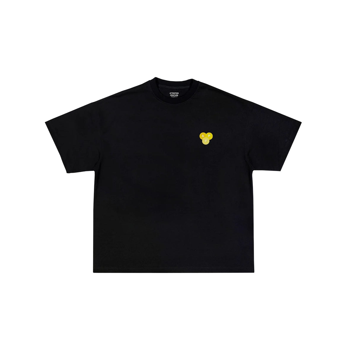 APF T-Shirt Black Yellow
