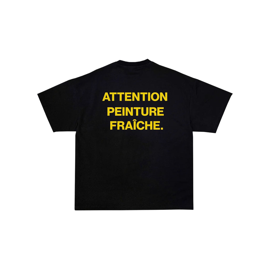 APF T-Shirt Black Yellow