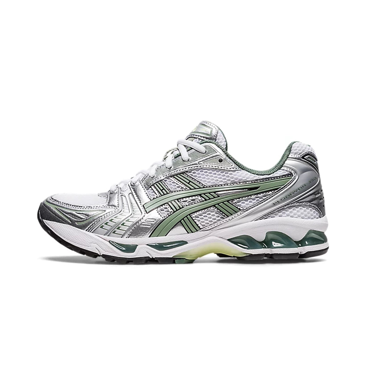 ASICS Gel-Kayano 14 White Pure Silver Slate Grey Sage 1201A019-107