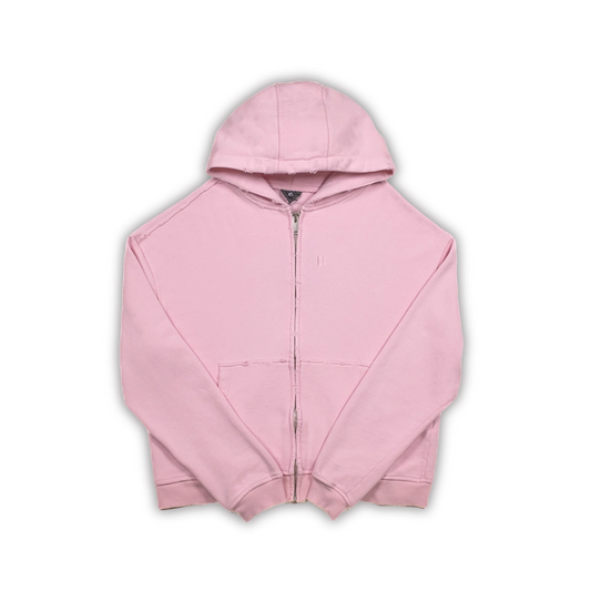 CESA Distressted Zipper Pink