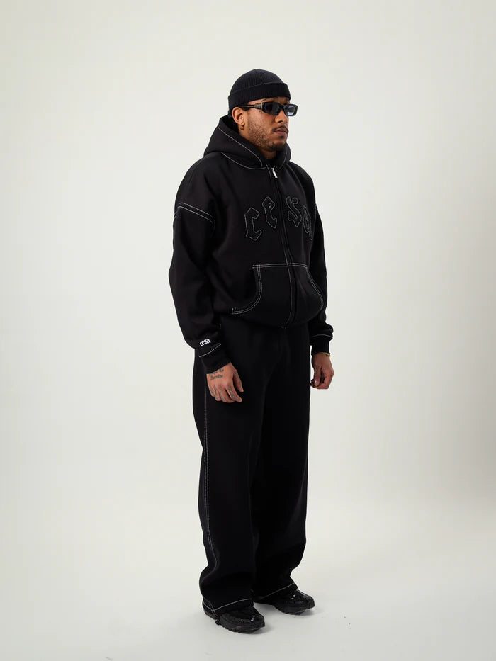 CESA Lined Zipper Black