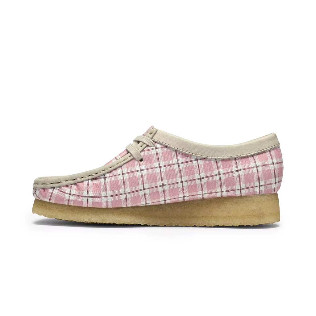 CLARKS ORIGINALS Wallabee Pink Check (W) 26185614