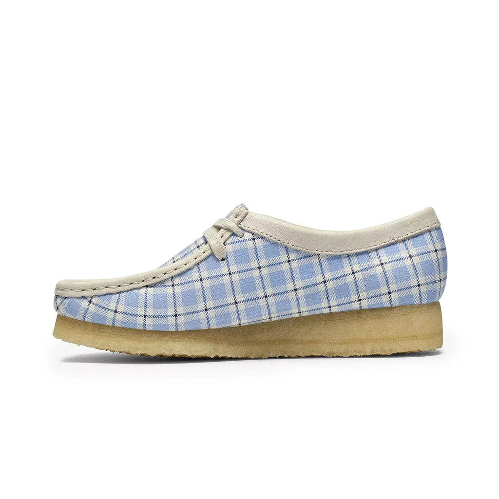 CLARKS ORIGINALS Wallabee Blue Check (W)
