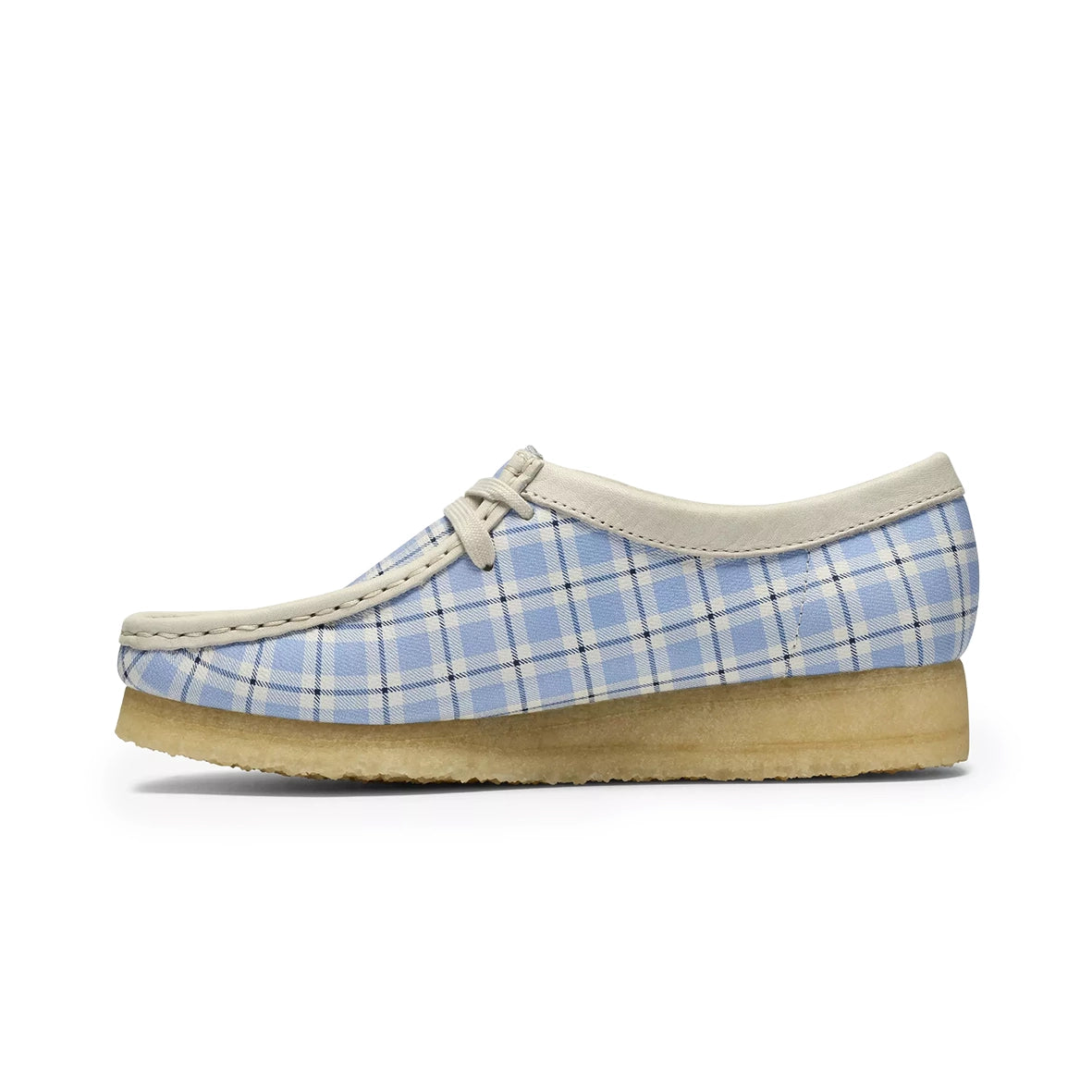 CLARKS ORIGINALS Wallabee Blue Check (W)