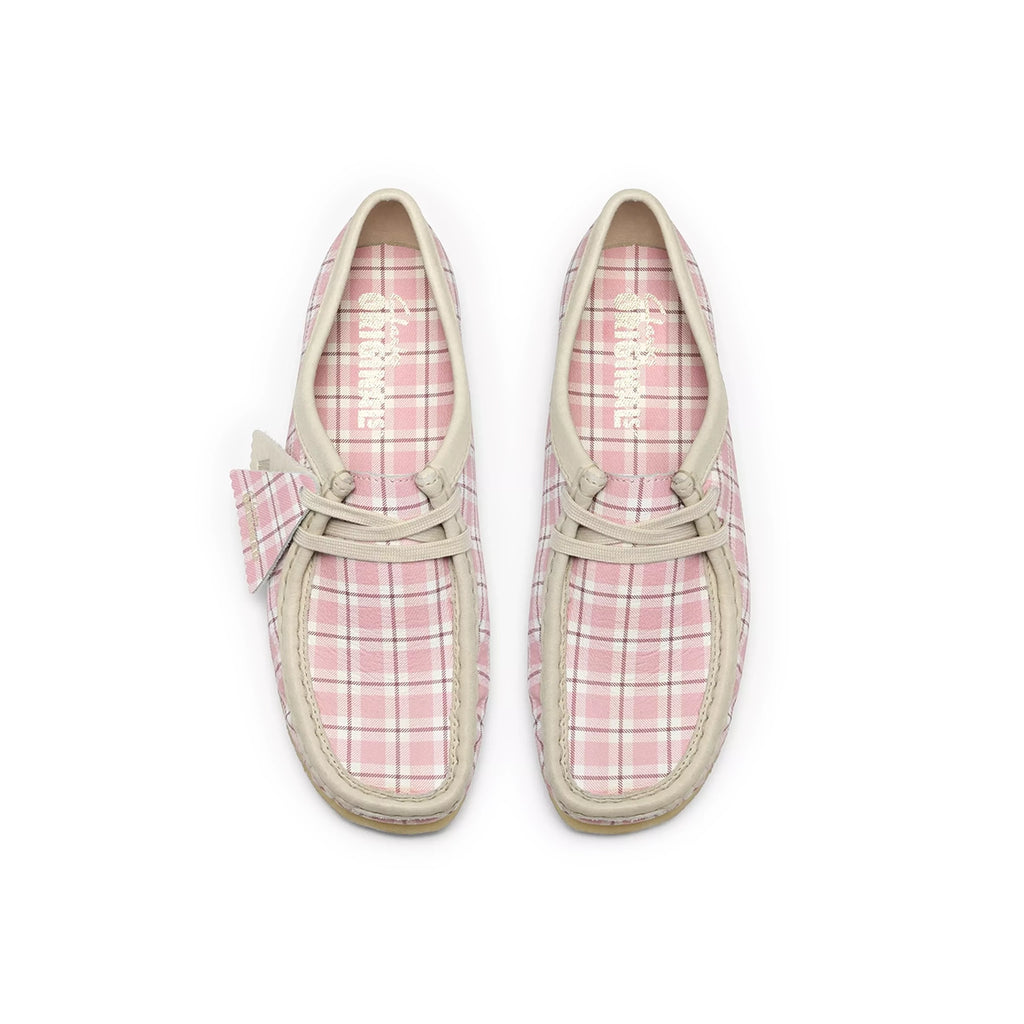 CLARKS ORIGINALS Wallabee Pink Check (W) 26185614