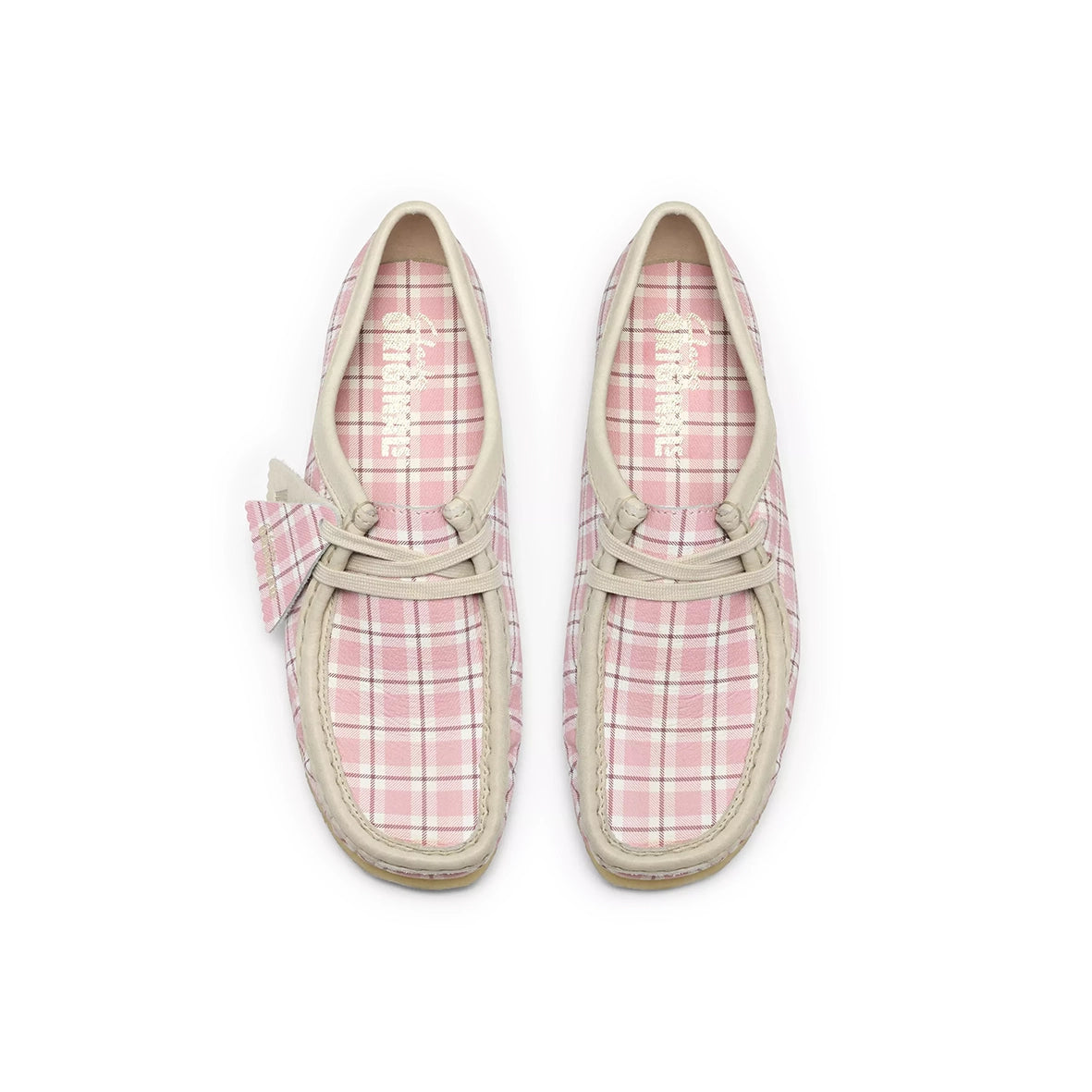 CLARKS ORIGINALS Wallabee Pink Check (W) 26185614