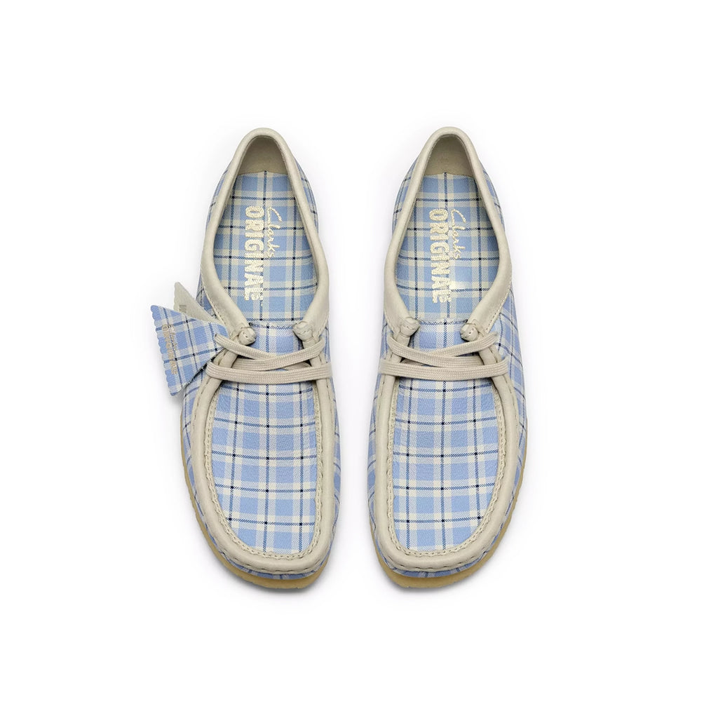 CLARKS ORIGINALS Wallabee Blue Check (W)