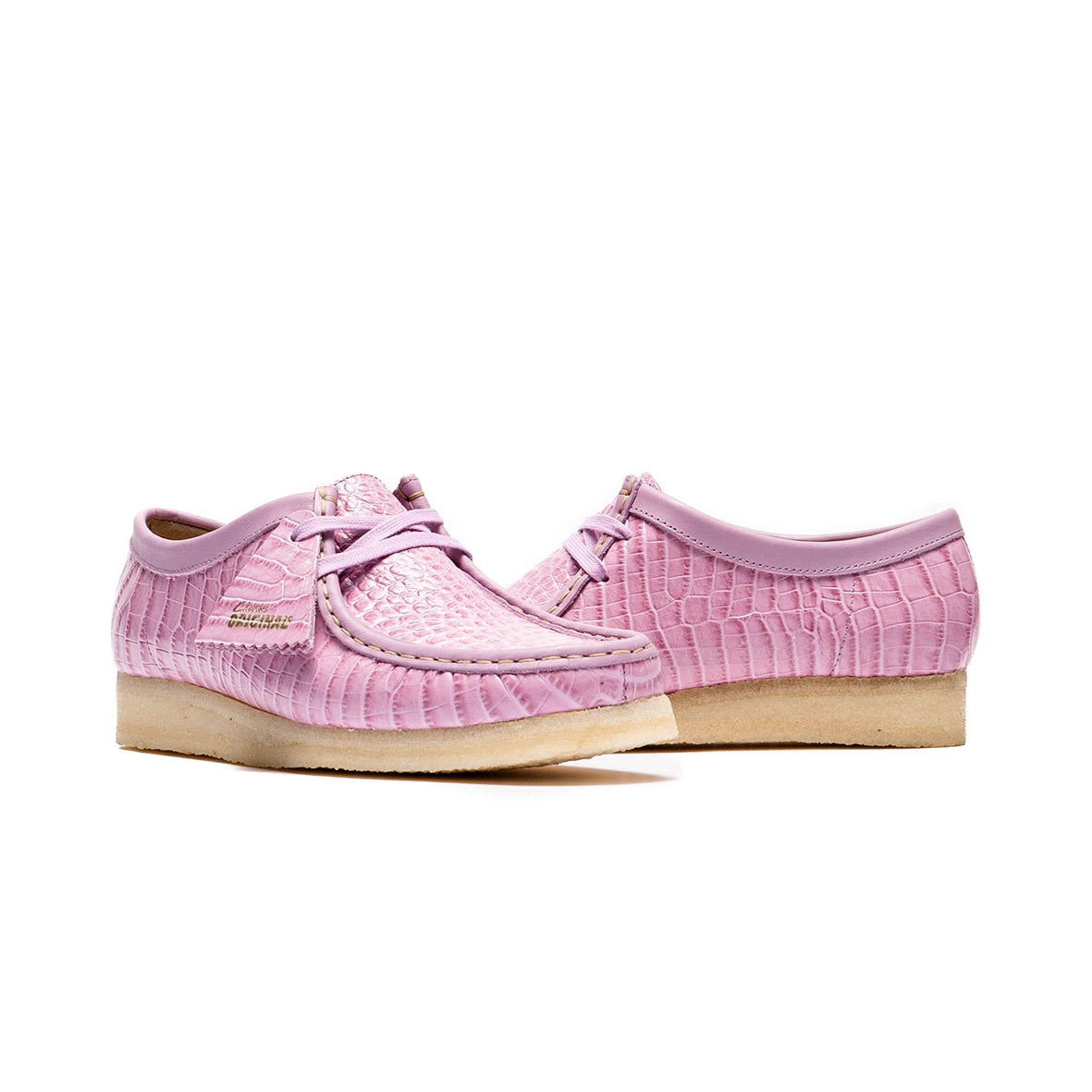 CLARKS ORIGINALS Wallabee Mauve Croc (W) 26180166