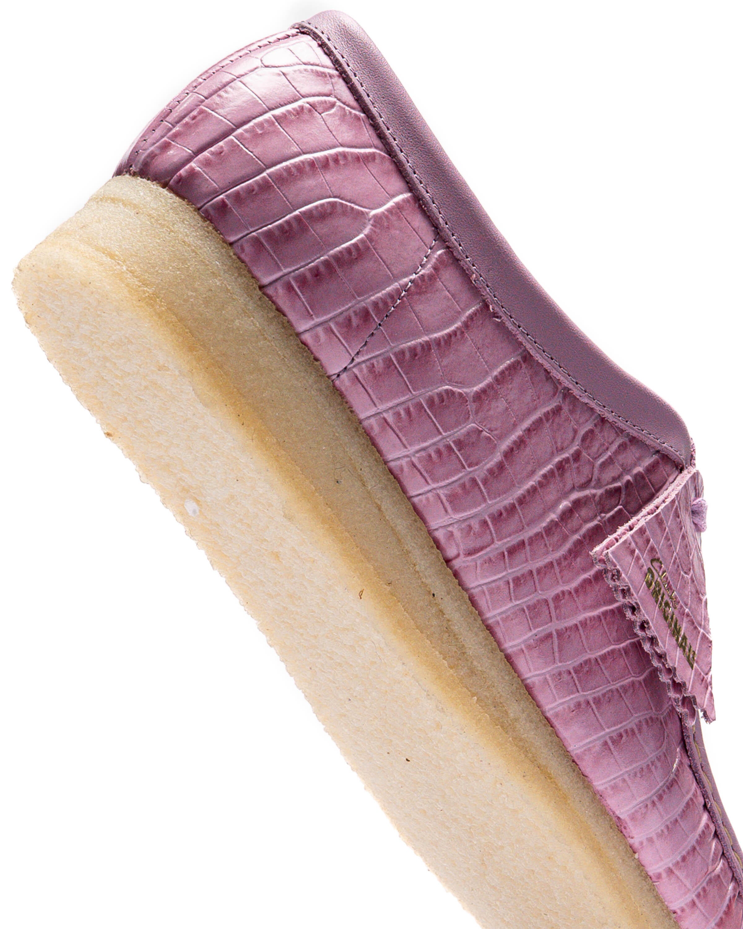 CLARKS ORIGINALS Wallabee Mauve Croc (W)