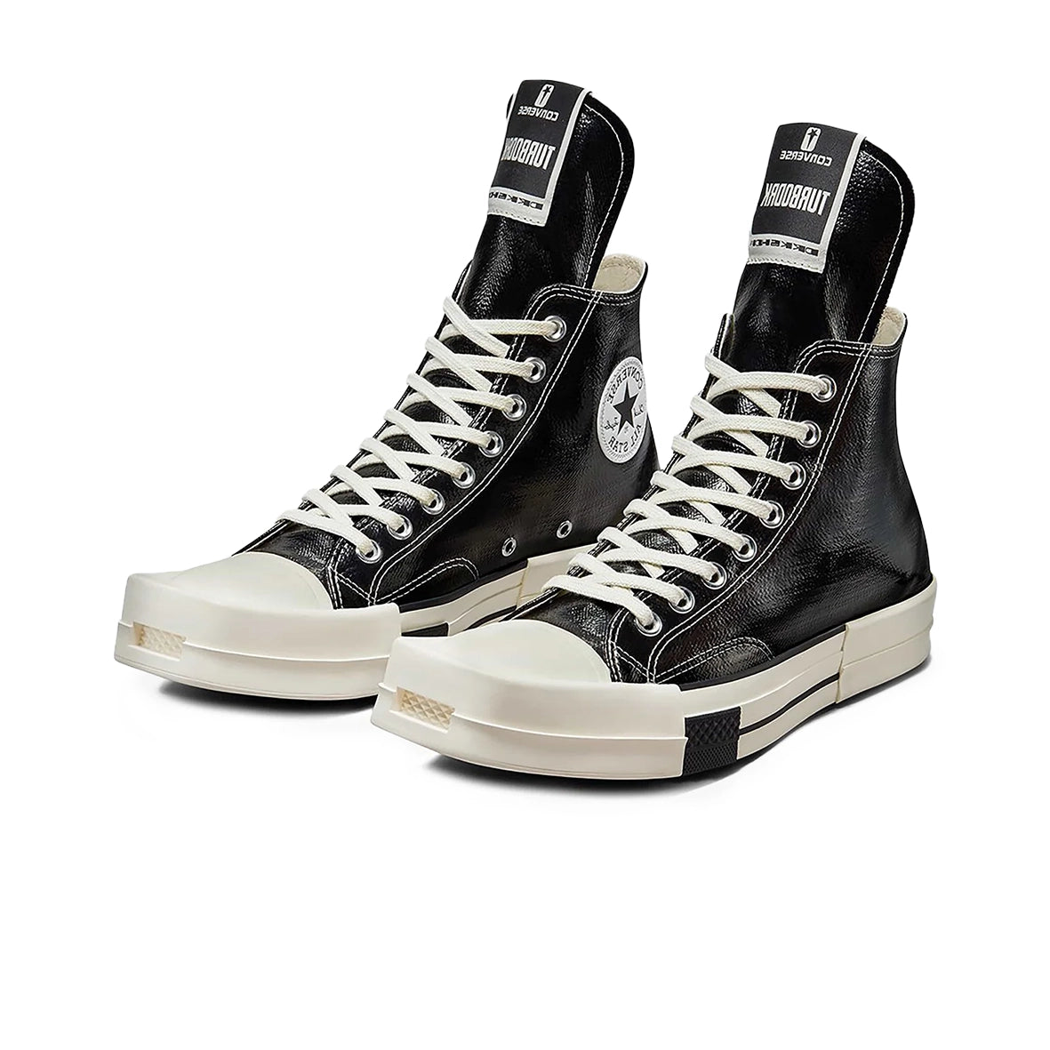 CONVERSE Turbodrk All Star Rick Owens DRKSHDW Black Lacquered Denim