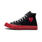 Converse CDG Play Chuck Taylor All Star 70 Black Red