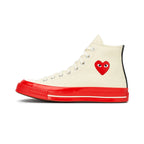 Converse CDG Play Chuck Taylor All Star 70 Cream