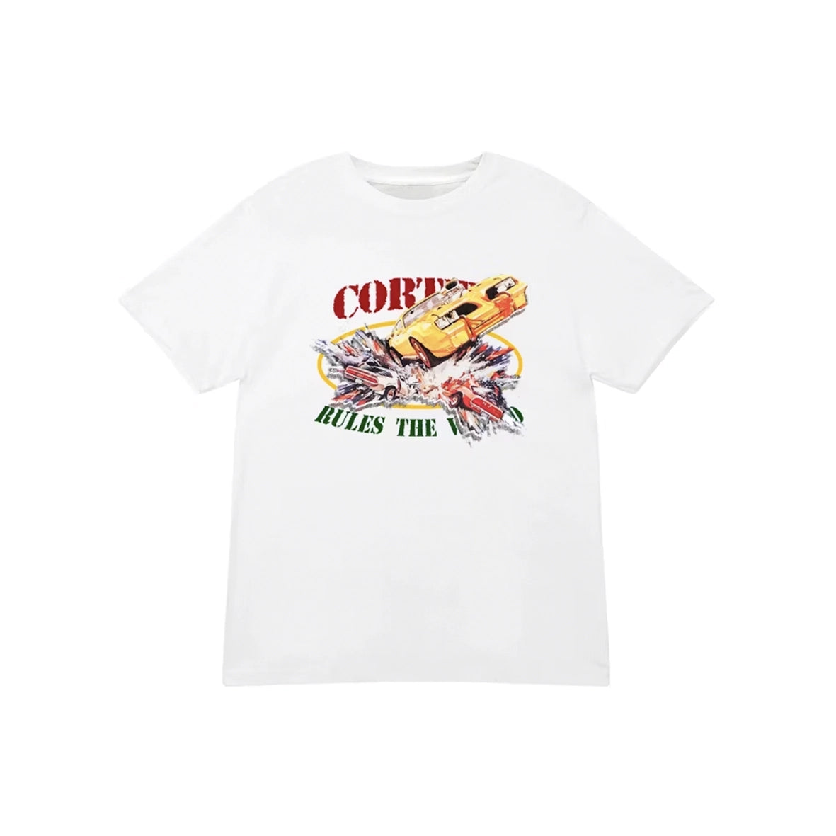CORTEIZ Car Crash T-Shirt White