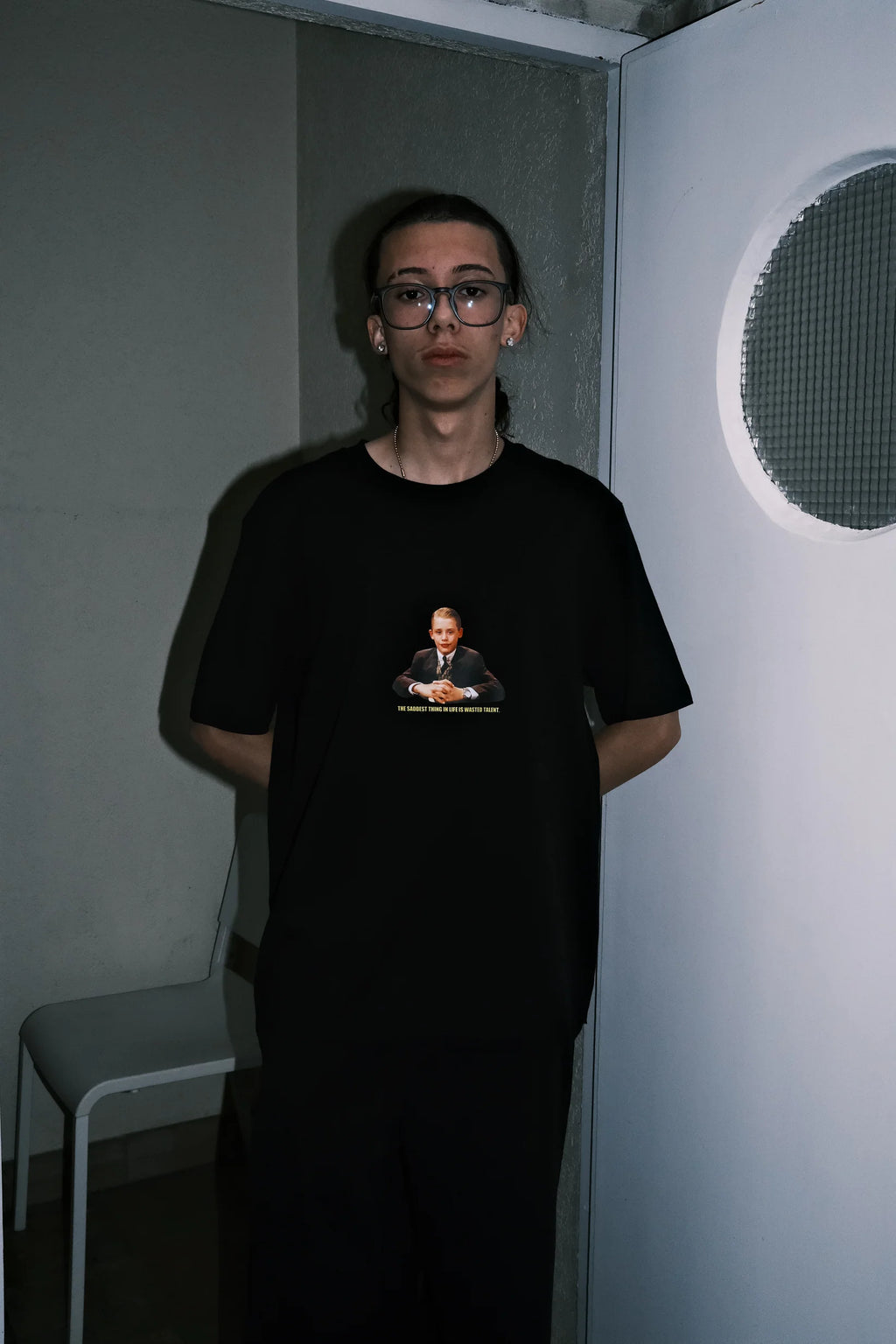 DREAMINGBUSY Wasted Talent Richie T-Shirt Black