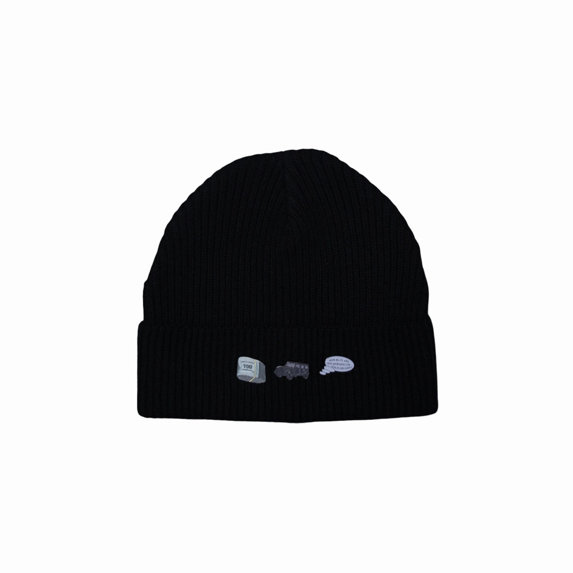 DREAMINGBUSY Fisherman Beanie Black