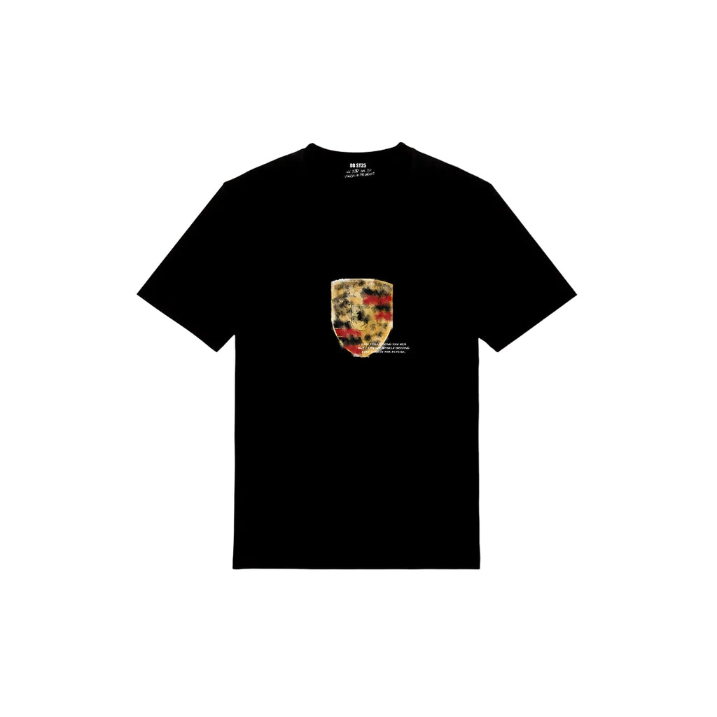 DREAMINGBUSY Blurry Fast Car Logo T-Shirt Black