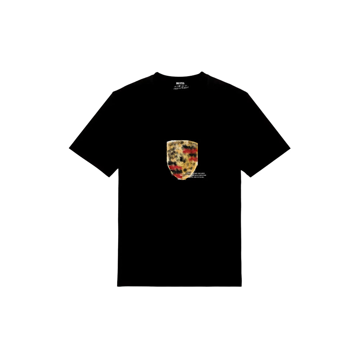 DREAMINGBUSY Blurry Fast Car Logo T-Shirt Black