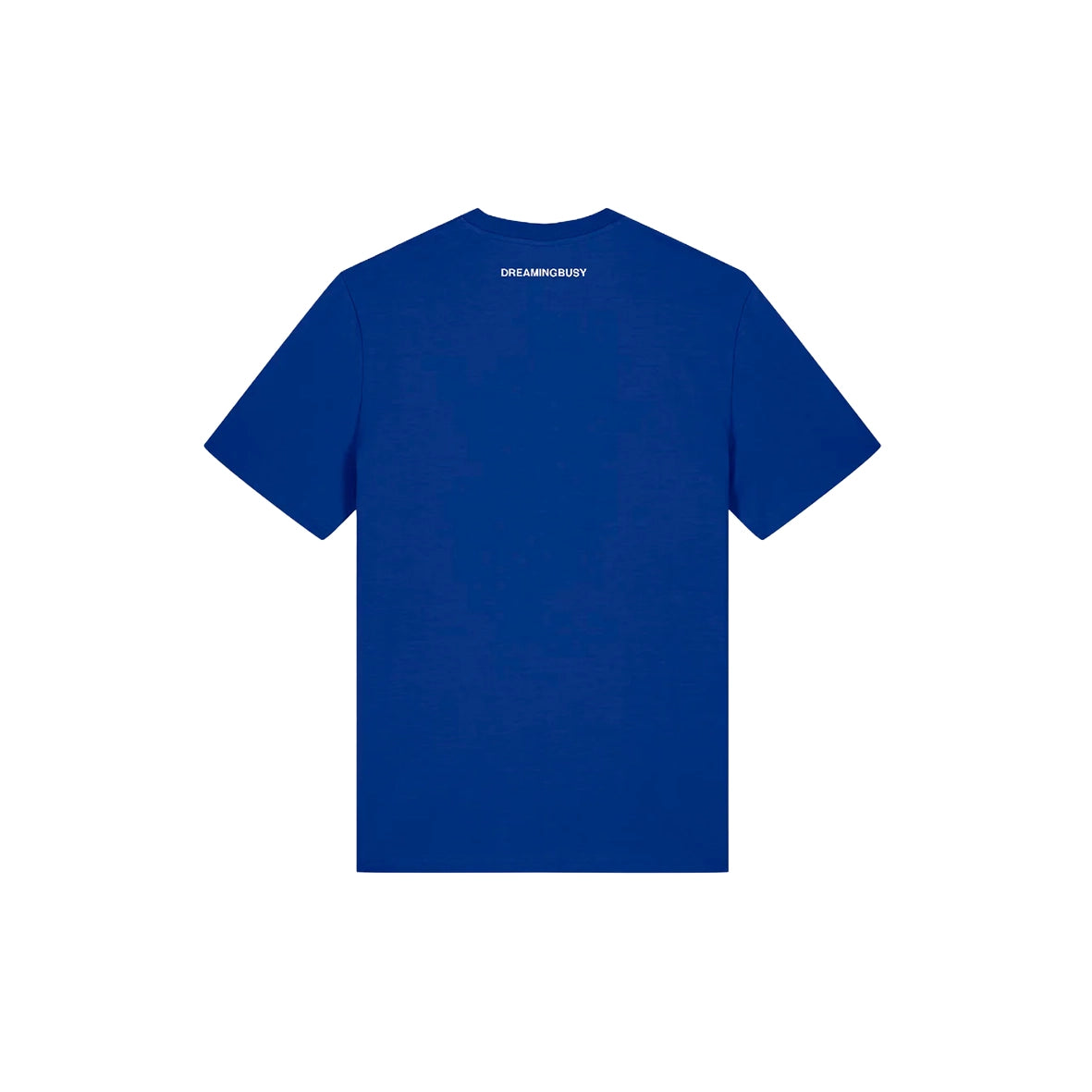 DREAMINGBUSY How Busy Helvetica T-Shirt Blue