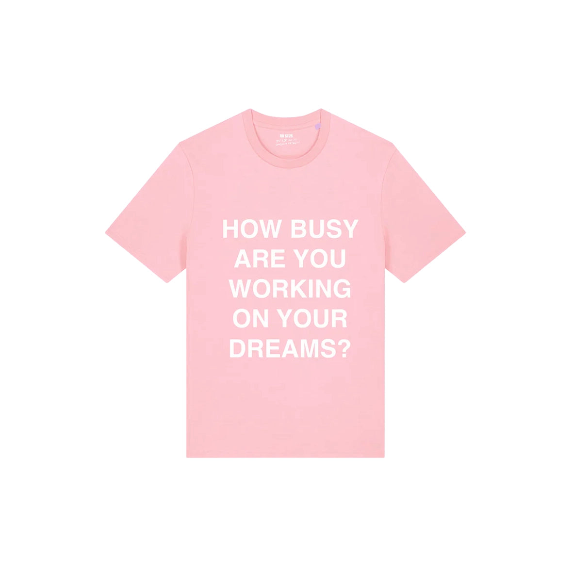 DREAMINGBUSY How Busy Helvetica T-Shirt Bubble Gum