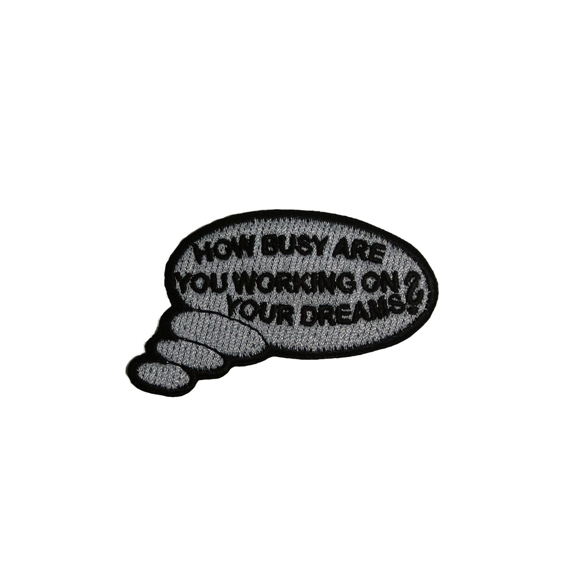 DREAMINGBUSY Embroidered Iron-on How Busy Patch