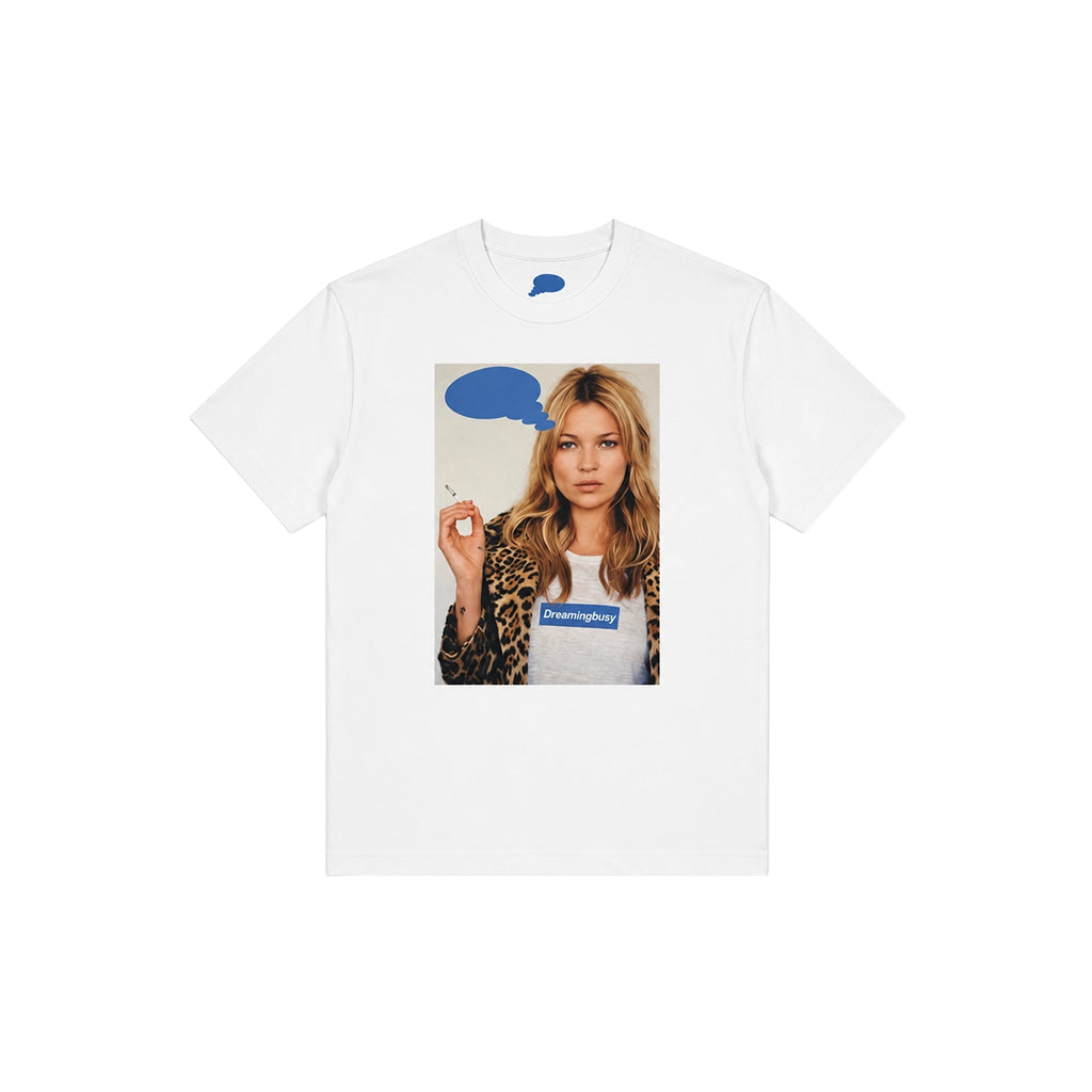 DREAMINGBUSY Kate Moss T-Shirt White
