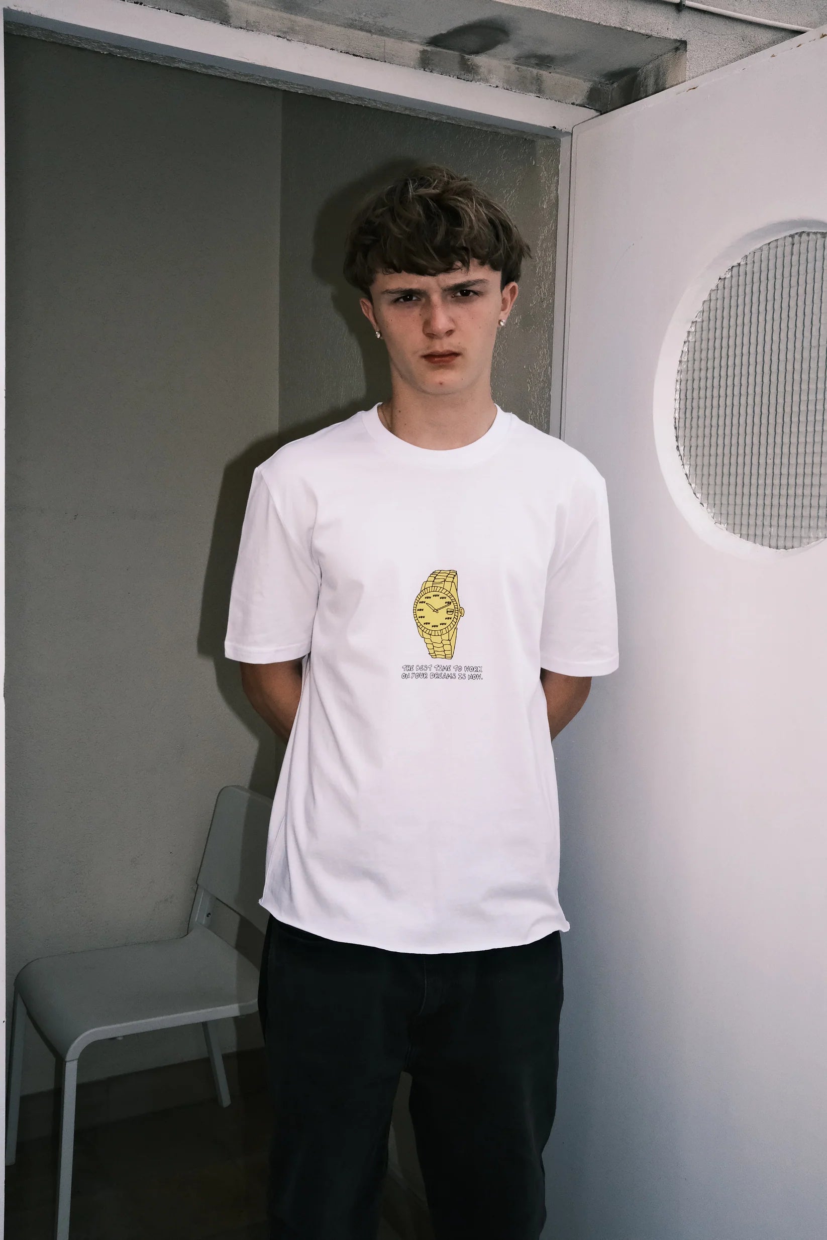 DREAMINGBUSY Now Roli T-Shirt White