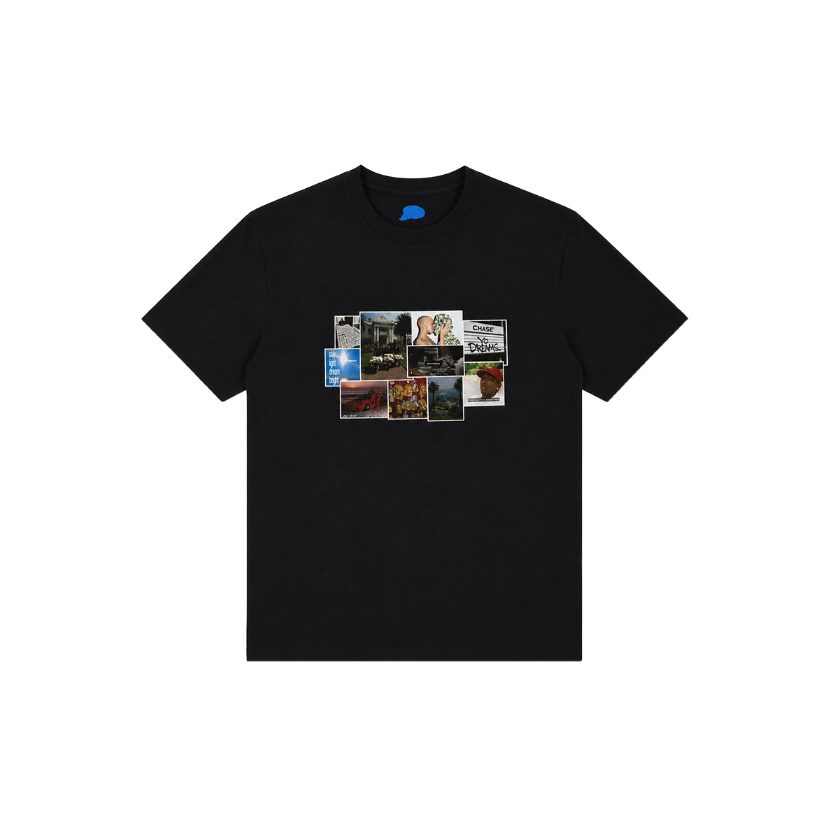 DREAMINGBUSY Pinterest Collage T-Shirt Black