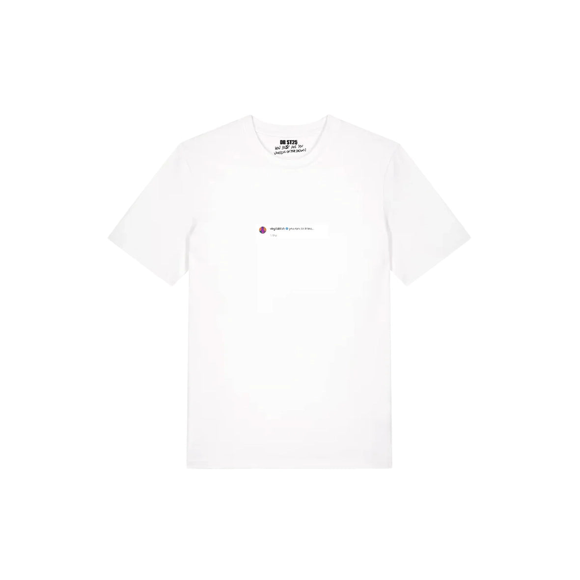 DREAMINGBUSY Virgil Insta Comment T-Shirt White