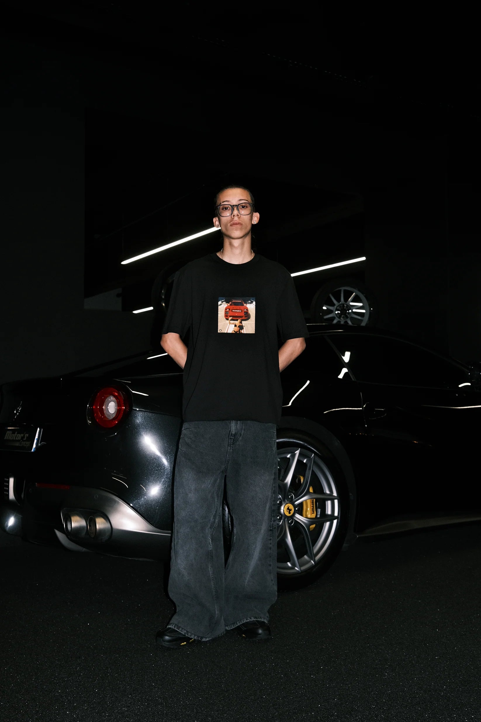 DREAMINGBUSY Dream Insta Picture T-Shirt Black