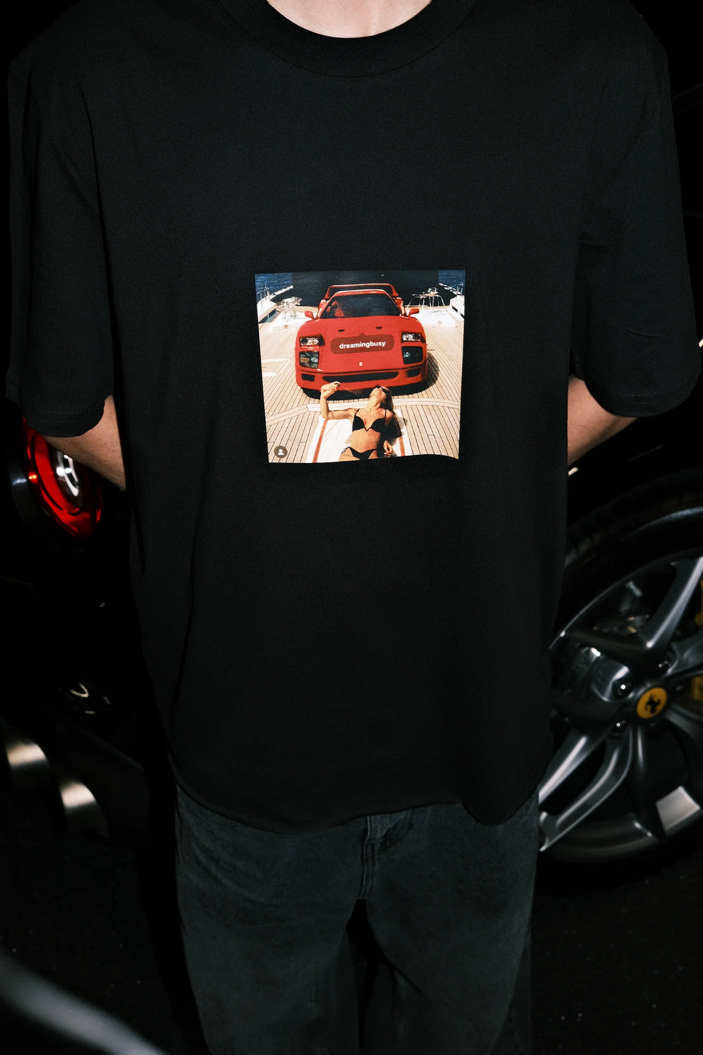 DREAMINGBUSY Dream Insta Picture T-Shirt Black