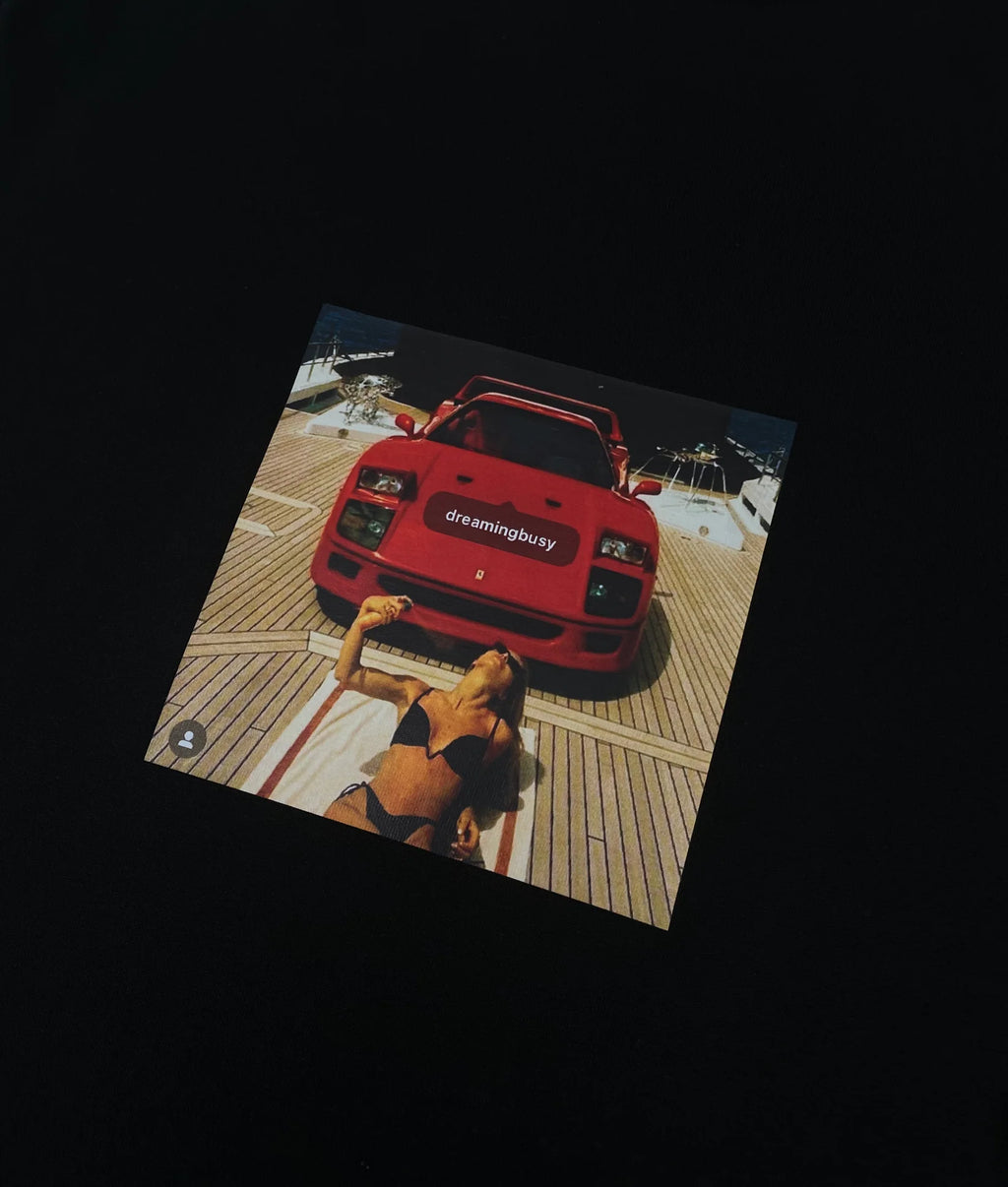 DREAMINGBUSY Dream Insta Picture T-Shirt Black