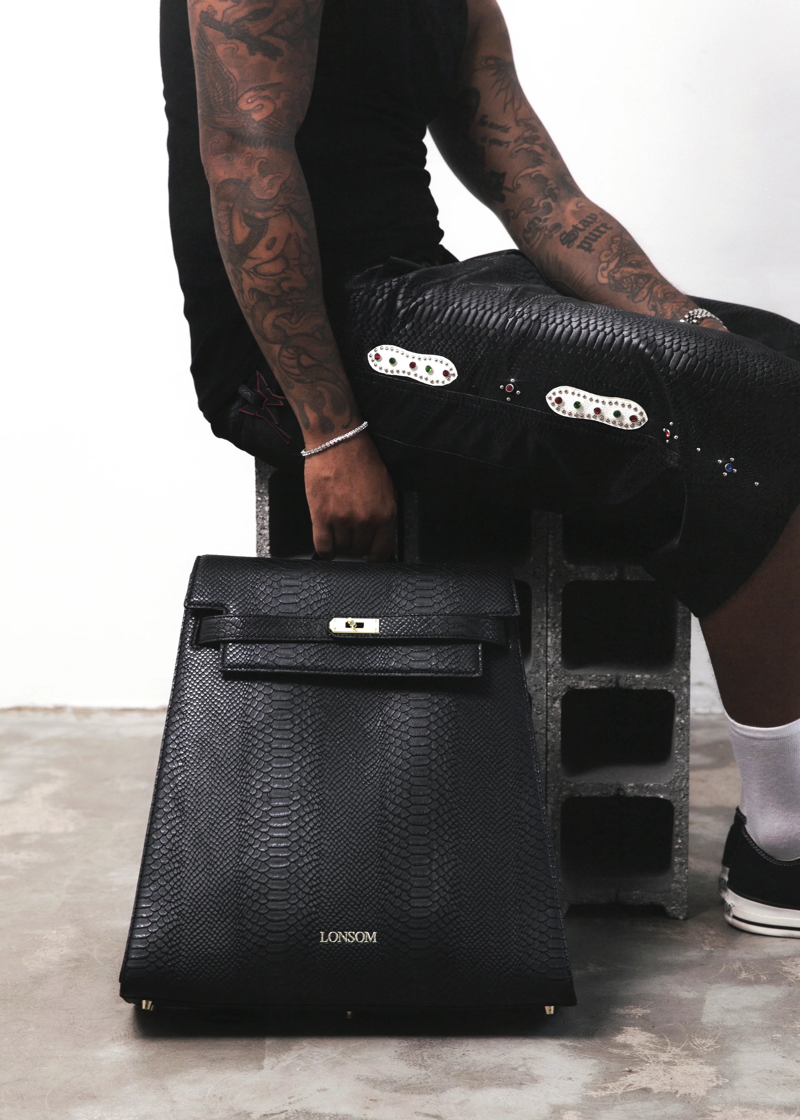 LONSOM Backpack Black