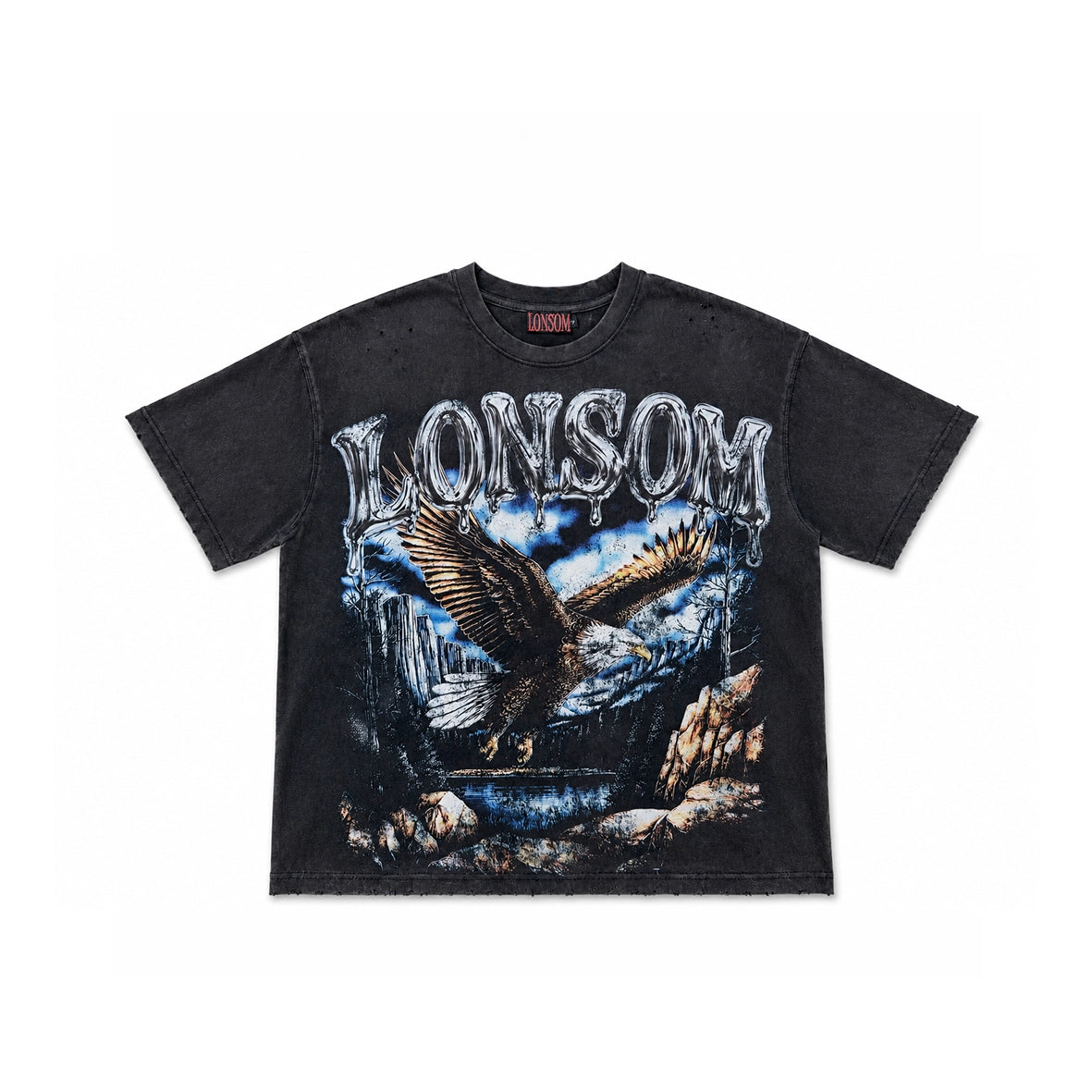 LONSOM Eagle Vintage T-Shirt Washed
