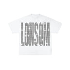 LONSOM Rhinestone T-Shirt White