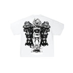 LONSOM Rhinestone T-Shirt White