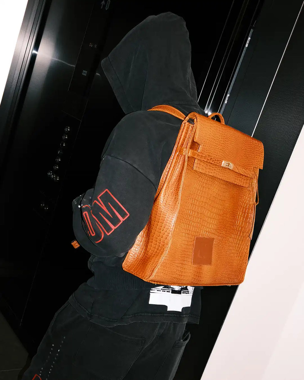 LONSOM Rhinestone Zip Hoodie