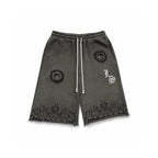 LONSOM Skull Shorts Green