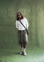 LONSOM Skull Shorts Green