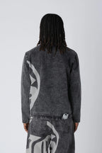 LOST BOYS ARCHIVES Logo Denim Jacket Black